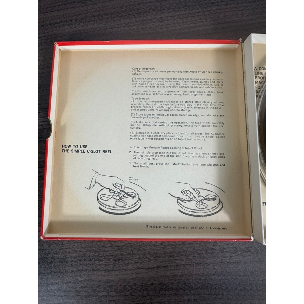 VTG Audiotape Formula 10 Reel-to-Reel Tape 1200 ft Original Box Audio Devices - Picture 4 of 5